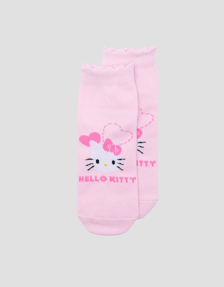 Character Hello Kitty Love Kaos Kaki Anak Perempuan