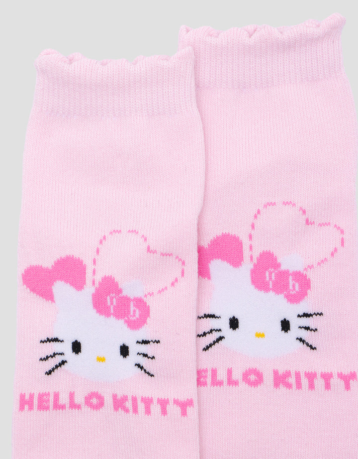 Character Hello Kitty Love Kaos Kaki Anak Perempuan