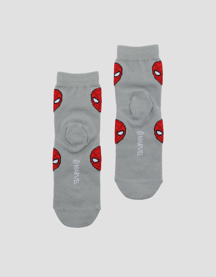 Marvel Spiderman Head Kaos Kaki Anak Laki-laki