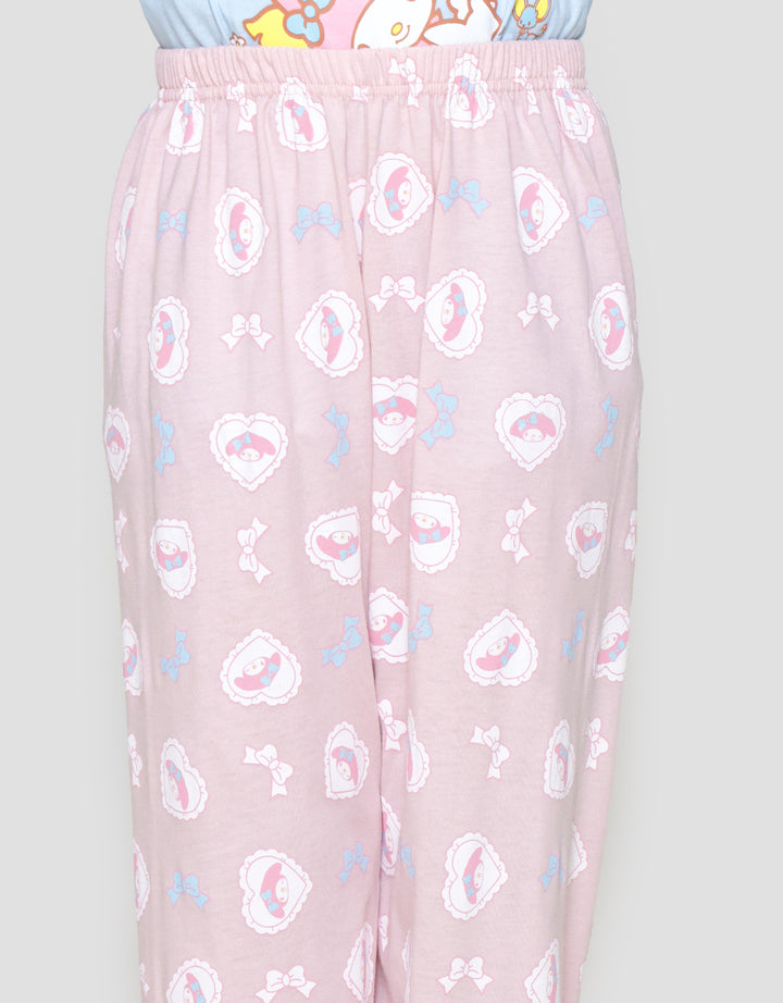 Character My Melody Print Setelan Piyama Anak Perempuan