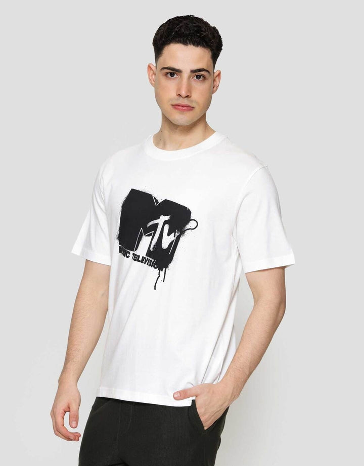 Nevada Mtv Logo - Style Kaos Lengan Pendek Pria