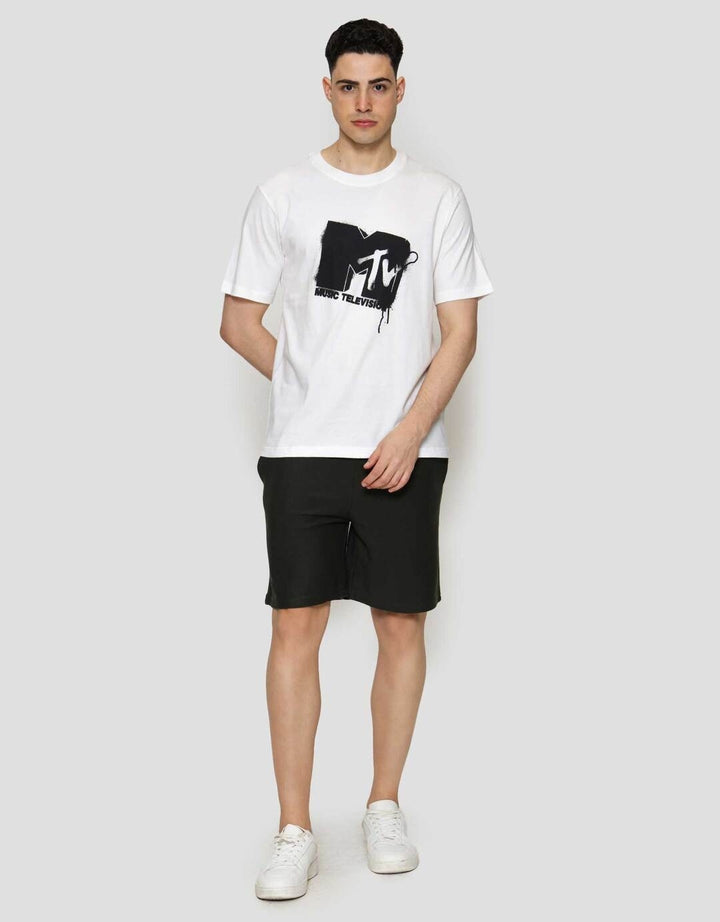 Nevada Mtv Logo - Style Kaos Lengan Pendek Pria