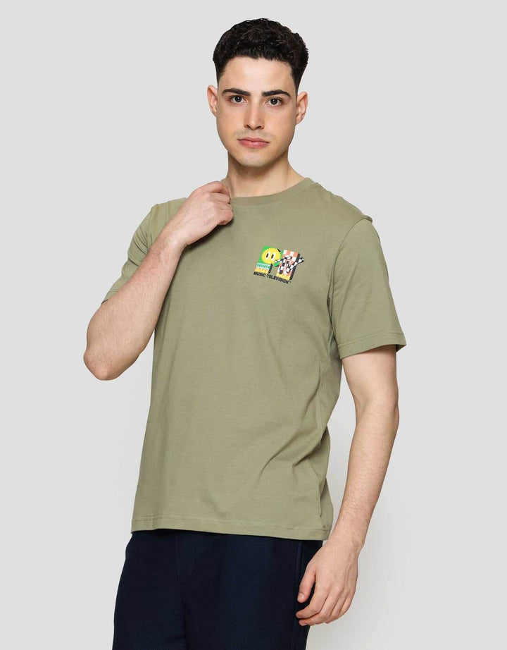 Nevada Mtv Backprint Full Color - Style Kaos Lengan Pendek Pria