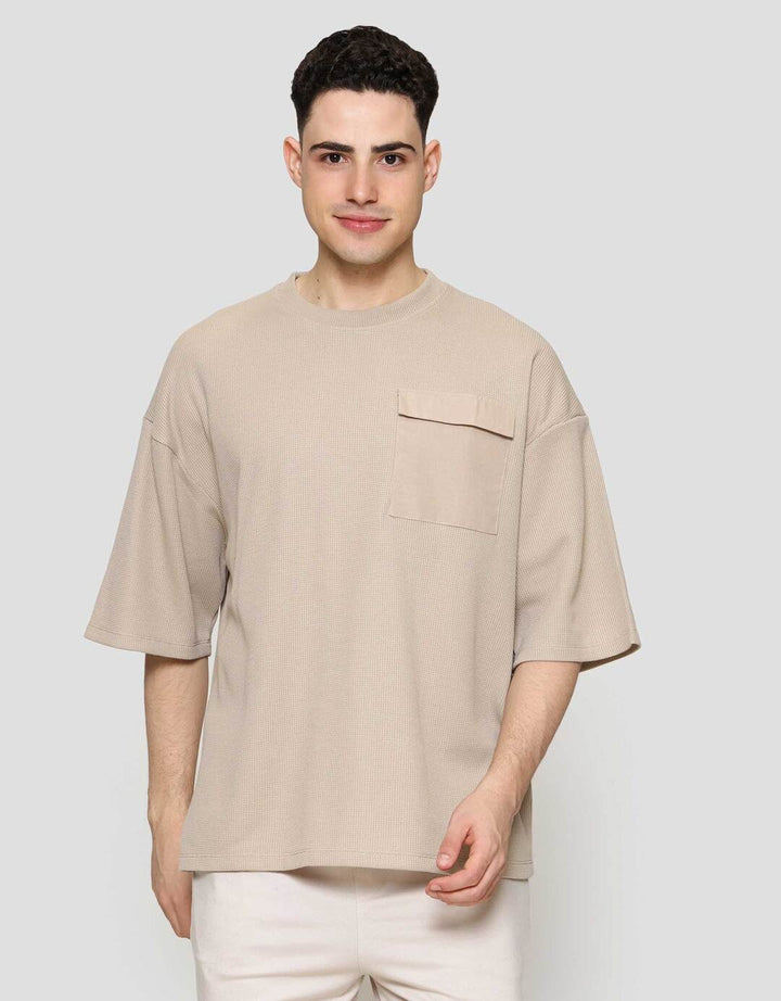 Nevada Boxy Ribstop With Pocket Kaos Oversize Pria