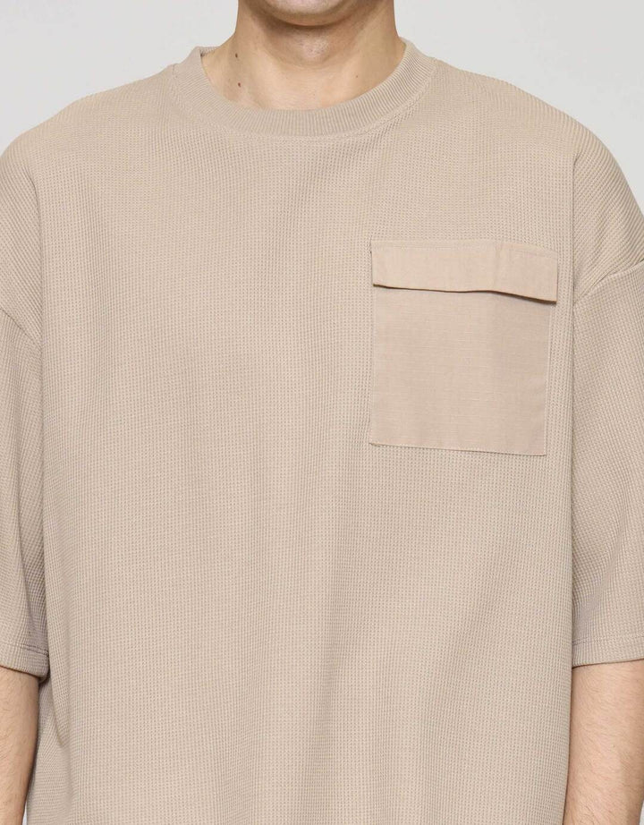 Nevada Boxy Ribstop With Pocket Kaos Oversize Pria