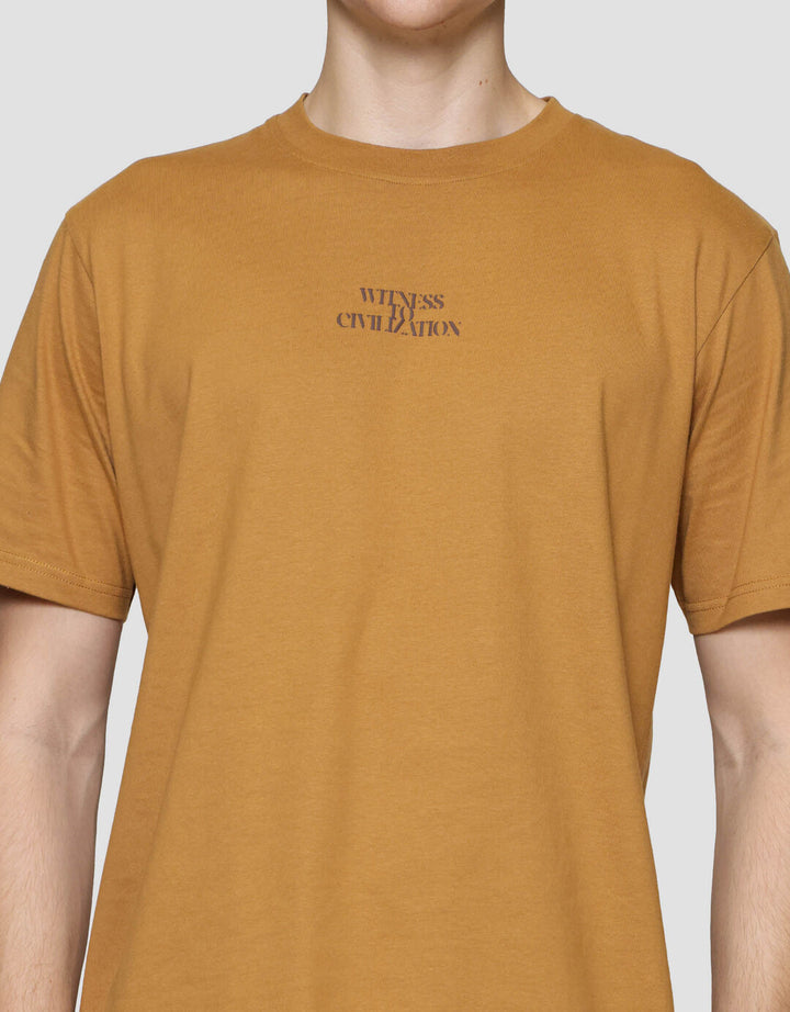 Nevada Print Theme Totem - Style Kaos Lengan Pendek Pria