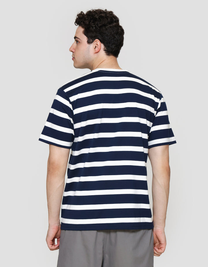 Nevada Stripe - Style Print Kaos Lengan Pendek Pria