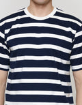 Nevada Stripe - Style Print Kaos Lengan Pendek Pria