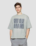 Nevada Theme Blurry - Good Ideas Kaos Oversize Pria