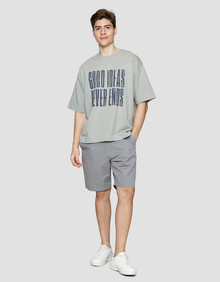Nevada Theme Blurry - Good Ideas Kaos Oversize Pria