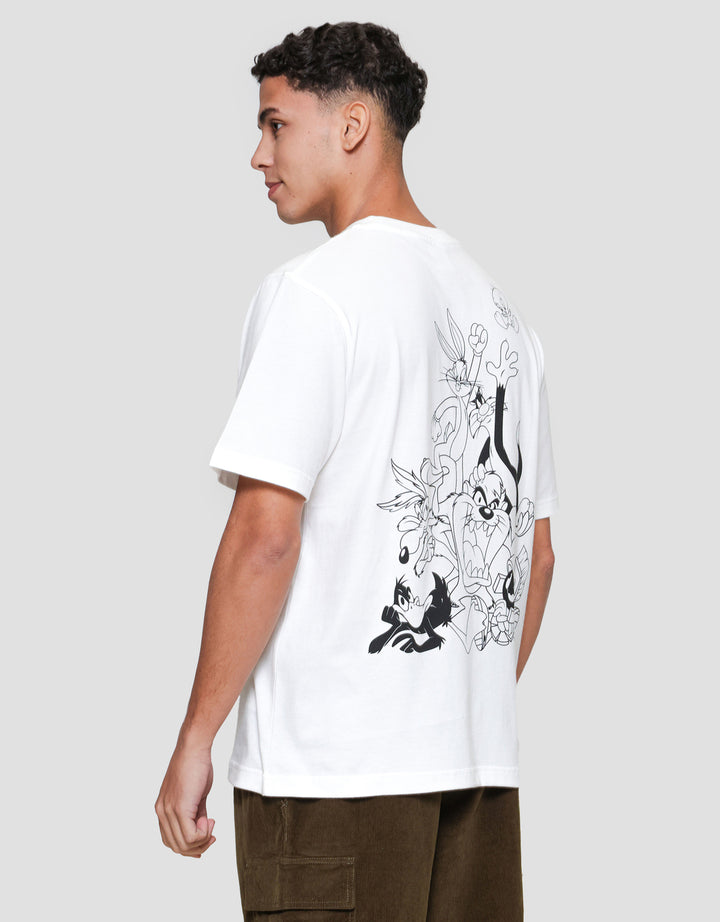 Nevada Wb Marvin Backprint Style Kaos Pria