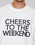 Nevada Oversize T-Shirt Print - Cheers To The Weekend Kaos Pria