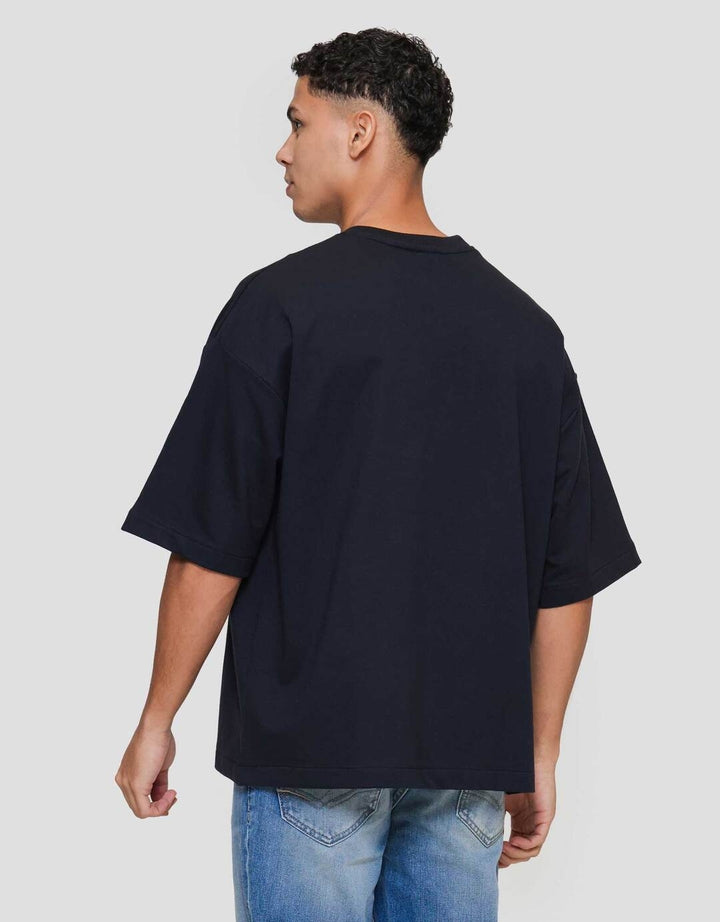 Nevada T-Shirt Print - Lazy Sunday Kaos Oversize Pria