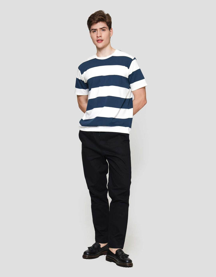 Nevada Stripe Yarn Dyed - Style Kaos Lengan Pendek Pria