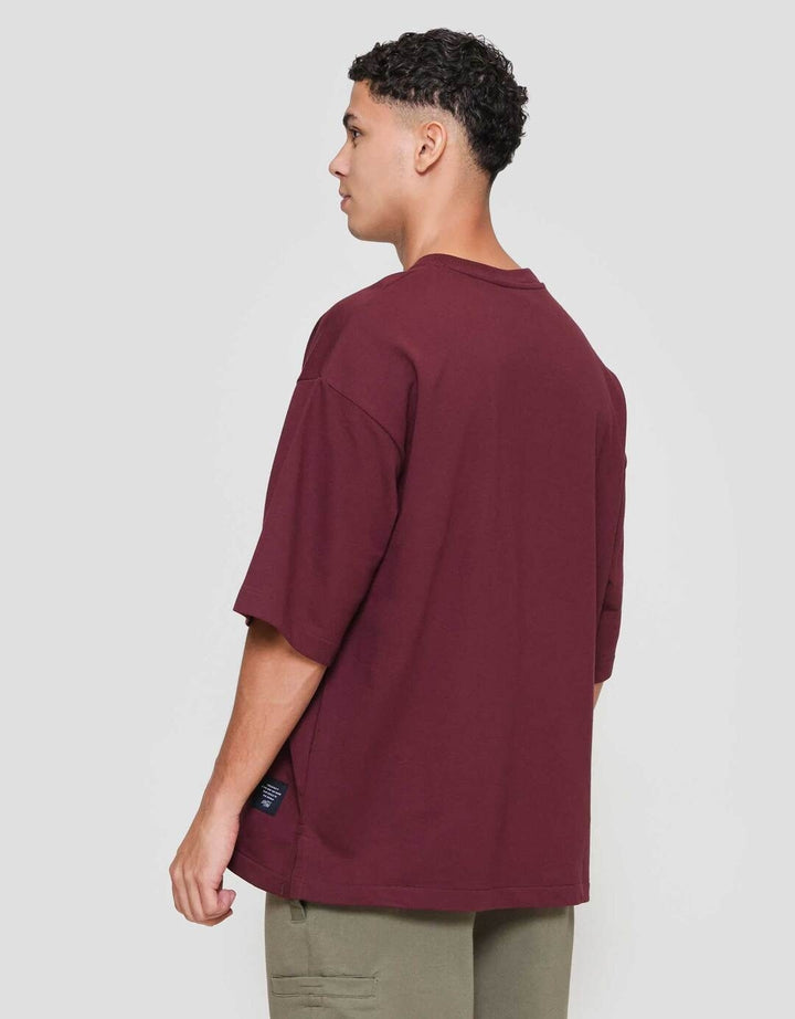Nevada Plain Basic Kaos Oversize Pria