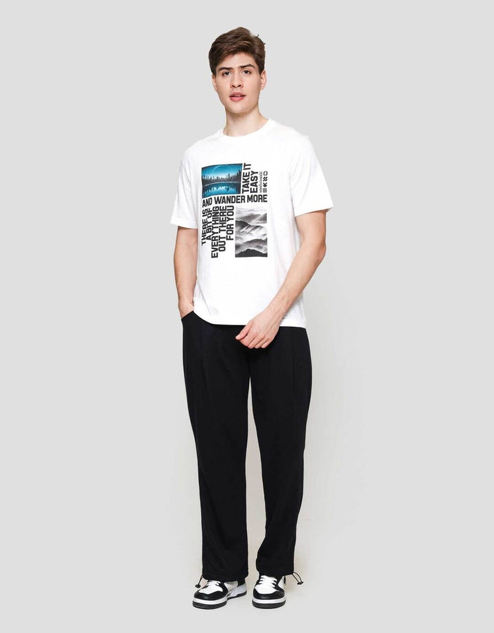 Nevada Photoprint - Take It Easy Kaos Lengan Pendek Pria