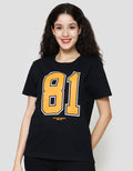 Nevada Comb Jersey Kaos Lengan Pendek Wanita