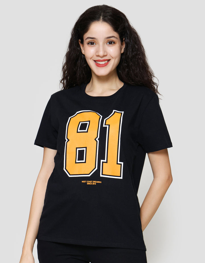 Nevada Comb Jersey Kaos Lengan Pendek Wanita