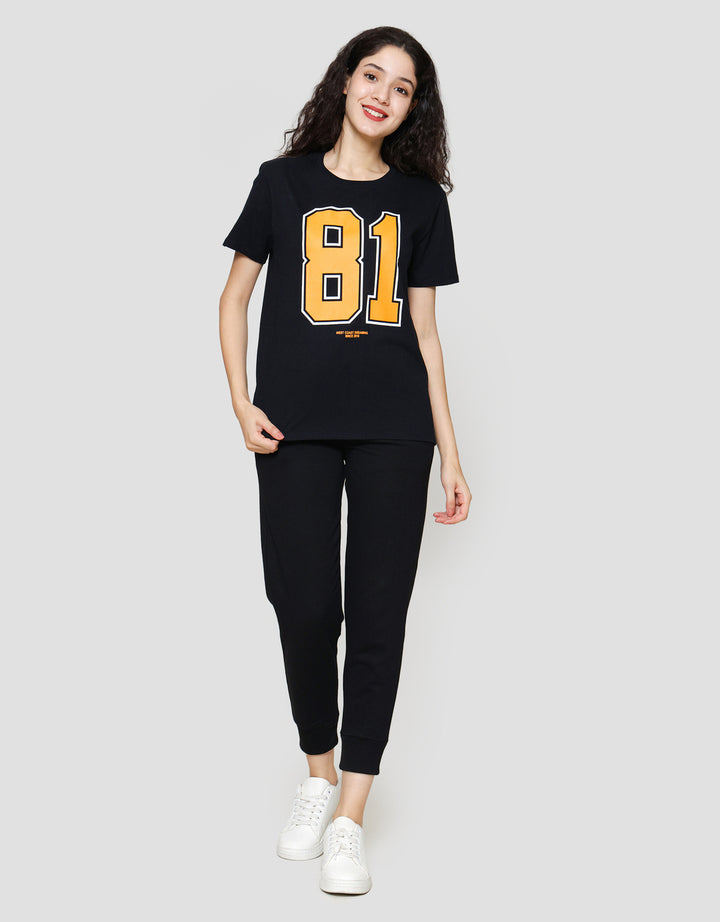 Nevada Comb Jersey Kaos Lengan Pendek Wanita