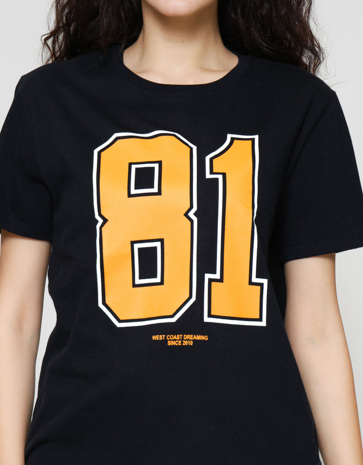 Nevada Comb Jersey Kaos Lengan Pendek Wanita