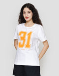 Nevada Solid Reg Comb Jersey Kaos Lengan Pendek Wanita