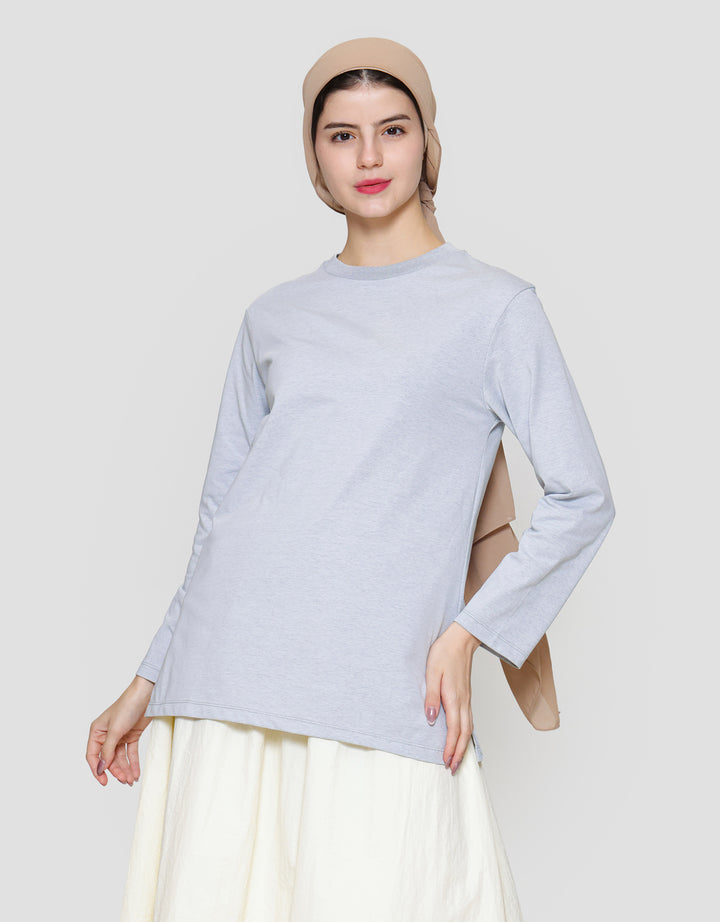 Annisa Enzyme Jersey With Side Slit Tunik Wanita