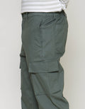 ZES Long Pants Cargo 2 Pocket Linen Look Celana Panjang Pria PWB203
