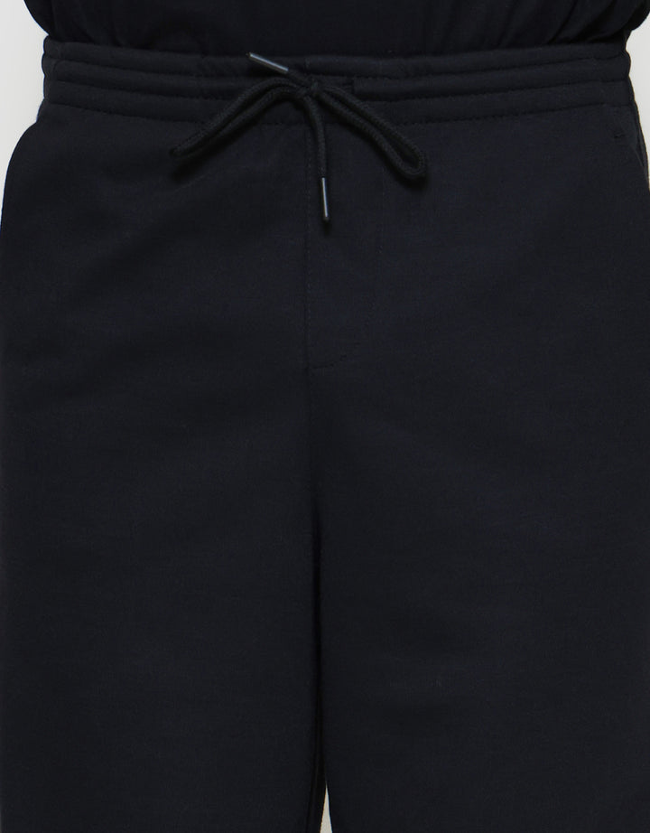 ZES Straight Elastic Waistband Celana Panjang Pria KPG202