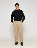 ZES Long Pants Cargo 2 Pocket Linen Look Celana Panjang Pria PWB203