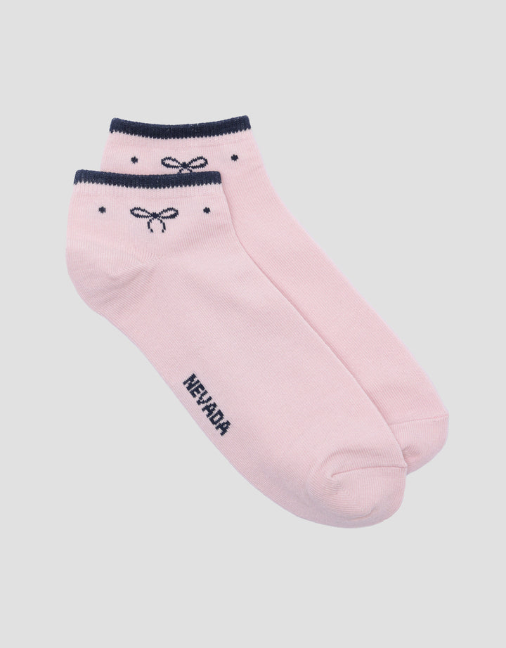 Nevada Ankle Cute Bow Hbank Kaos Kaki Wanita