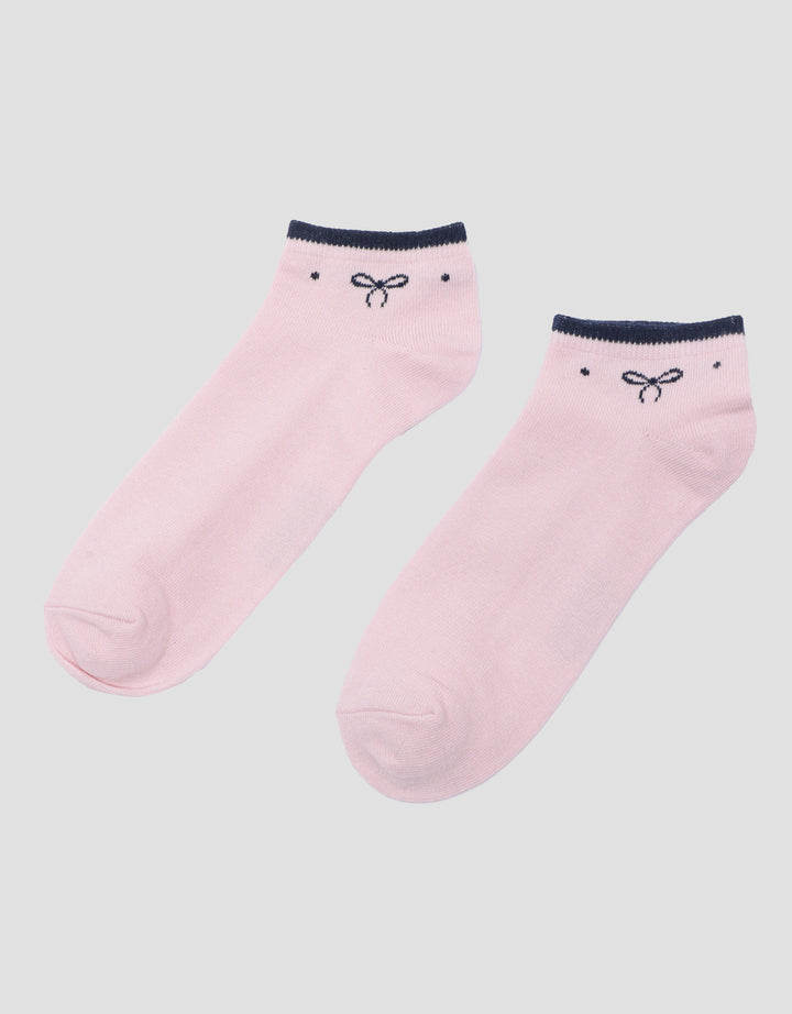 Nevada Ankle Cute Bow Hbank Kaos Kaki Wanita