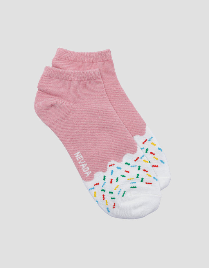 Nevada Print Sparkle Ice Cream Kaos Kaki Wanita