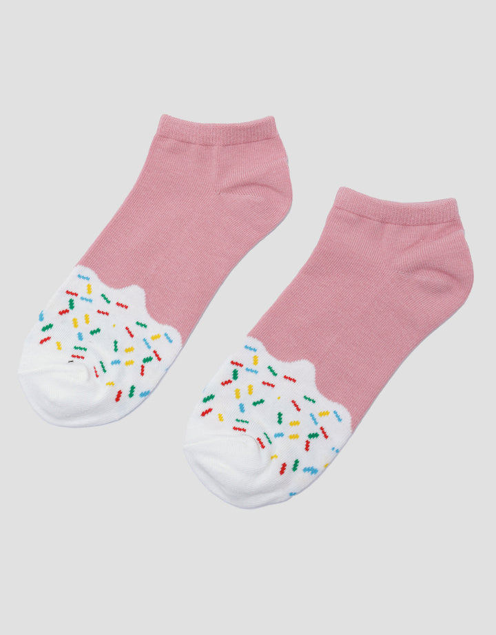 Nevada Print Sparkle Ice Cream Kaos Kaki Wanita