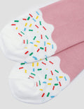Nevada Print Sparkle Ice Cream Kaos Kaki Wanita
