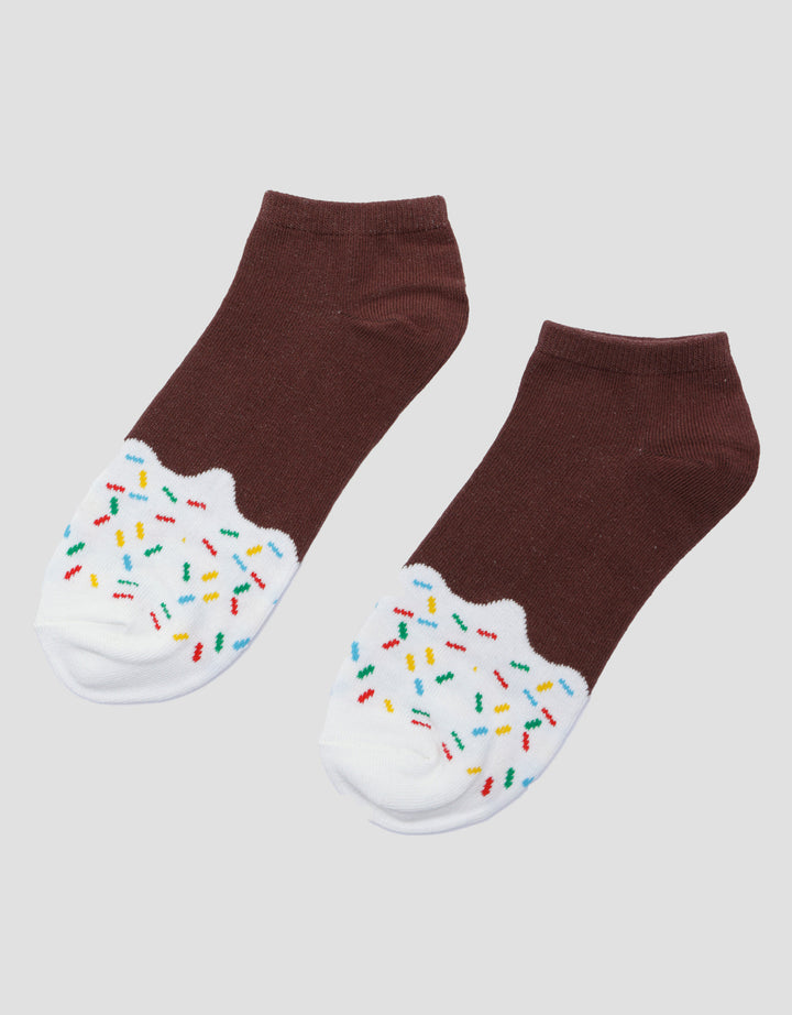 Nevada Print Sparkle Ice Cream Kaos Kaki Wanita