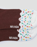Nevada Print Sparkle Ice Cream Kaos Kaki Wanita