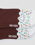 Nevada Print Sparkle Ice Cream Kaos Kaki Wanita