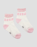 Little M Rhombus Kaos Kaki Anak Perempuan