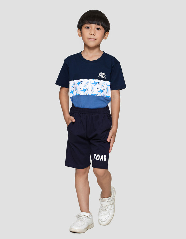 Little M Jersey Roar Celana Pendek Anak Laki-laki