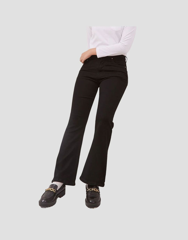 Dust Celana Vintage Cutbray Jeans Wanita