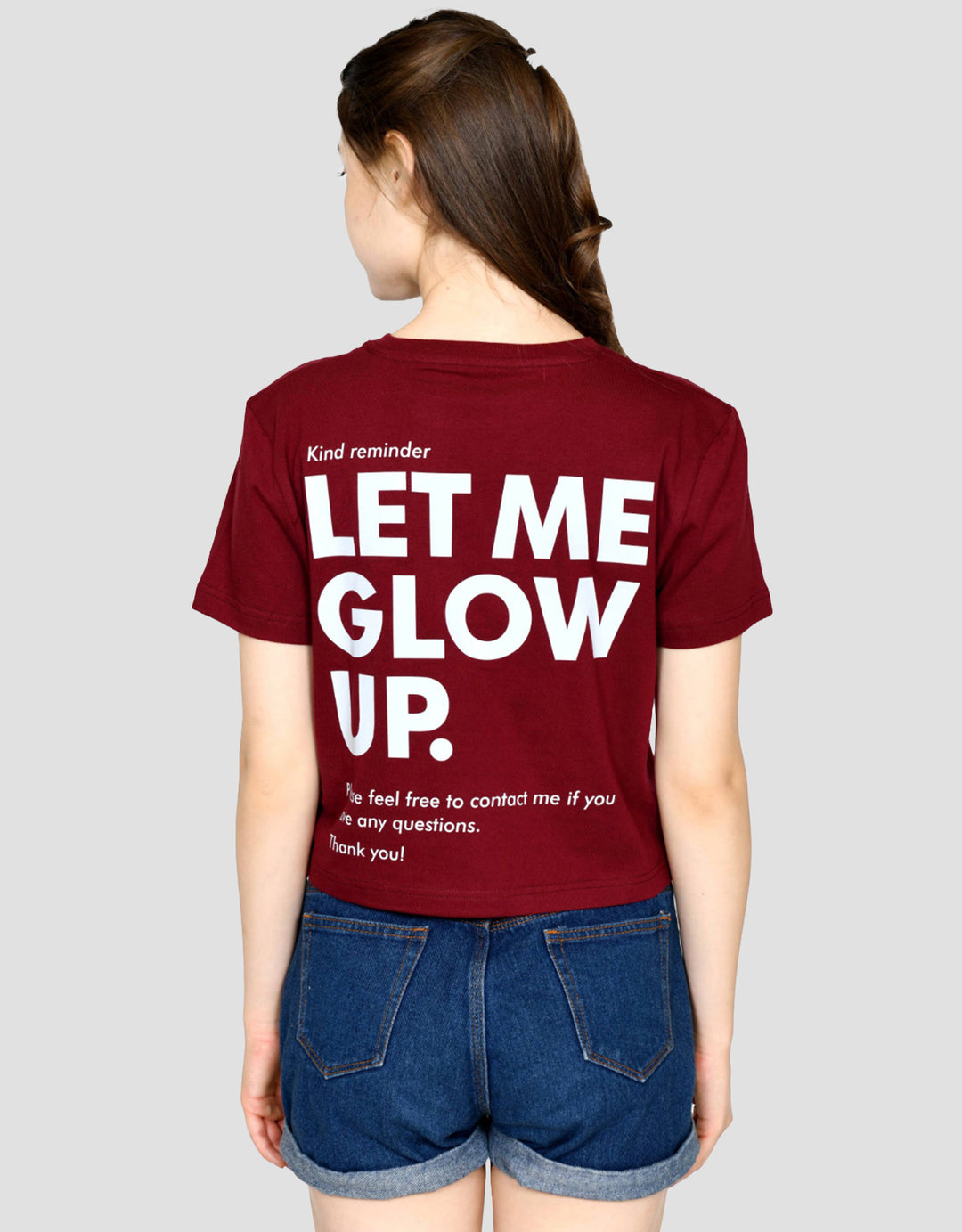 Ecotonique Crop Tee Miley Kaos Lengan Pendek Wanita