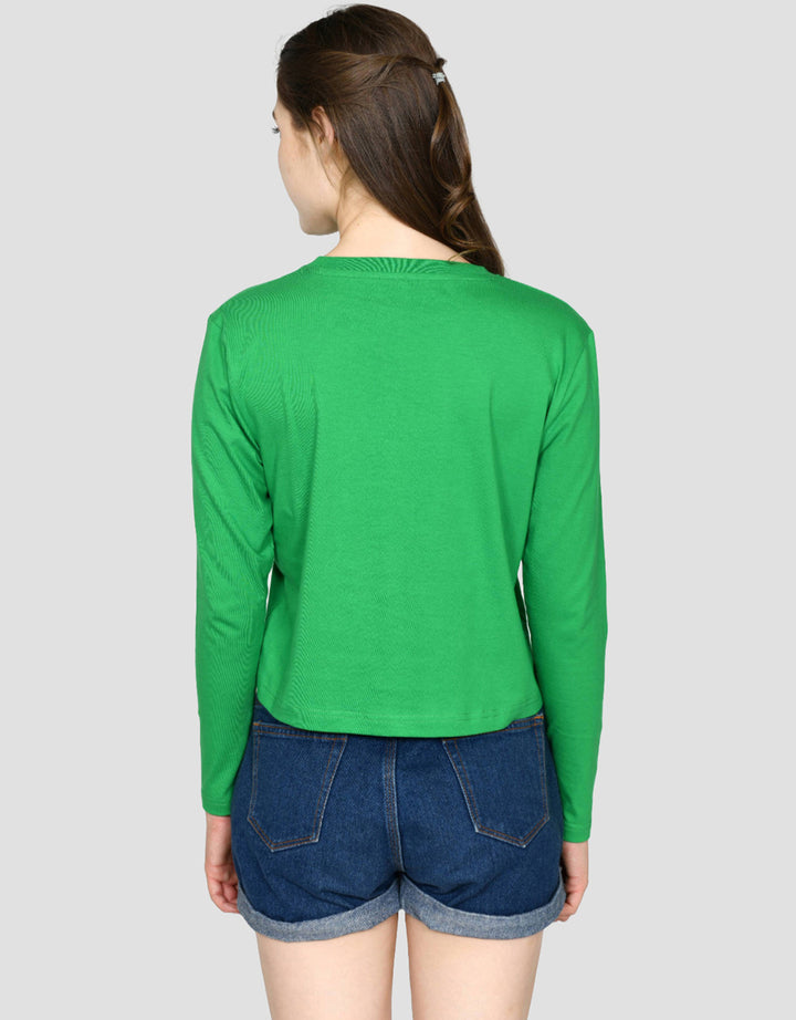 Ecotonique Crop Tee Tracy Kaos Lengan Panjang Wanita