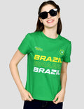 Ecotonique Reguler Brazil Kaos Lengan Pendek Wanita