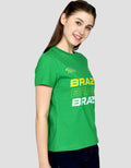 Ecotonique Reguler Brazil Kaos Lengan Pendek Wanita