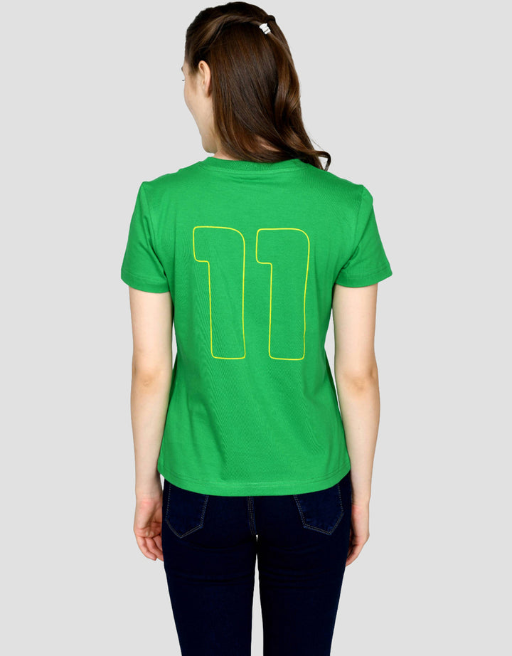 Ecotonique Reguler Brazil Kaos Lengan Pendek Wanita