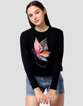 Ecotonique Crop Tee Grace Kaos Lengan Panjang Wanita