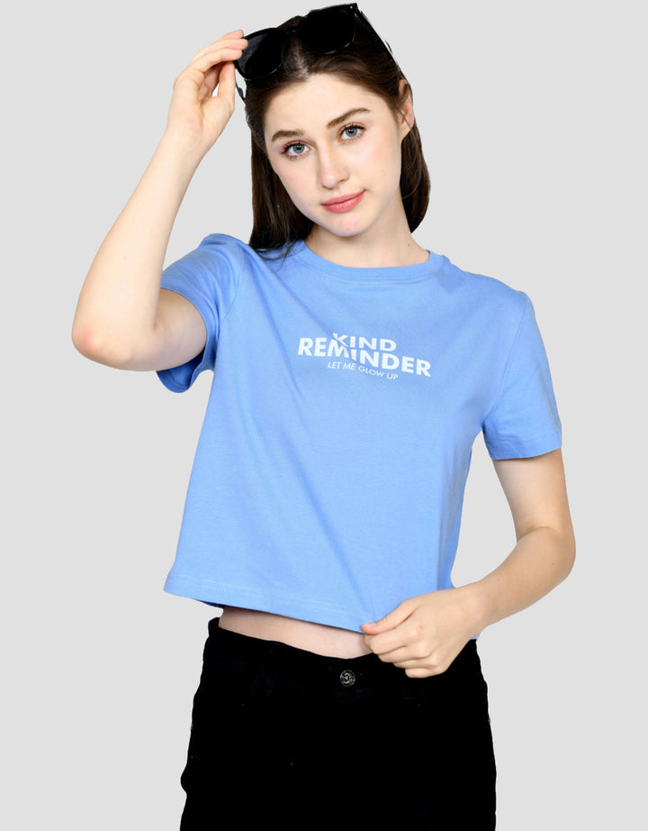 Ecotonique Crop Tee Miley Kaos Lengan Pendek Wanita