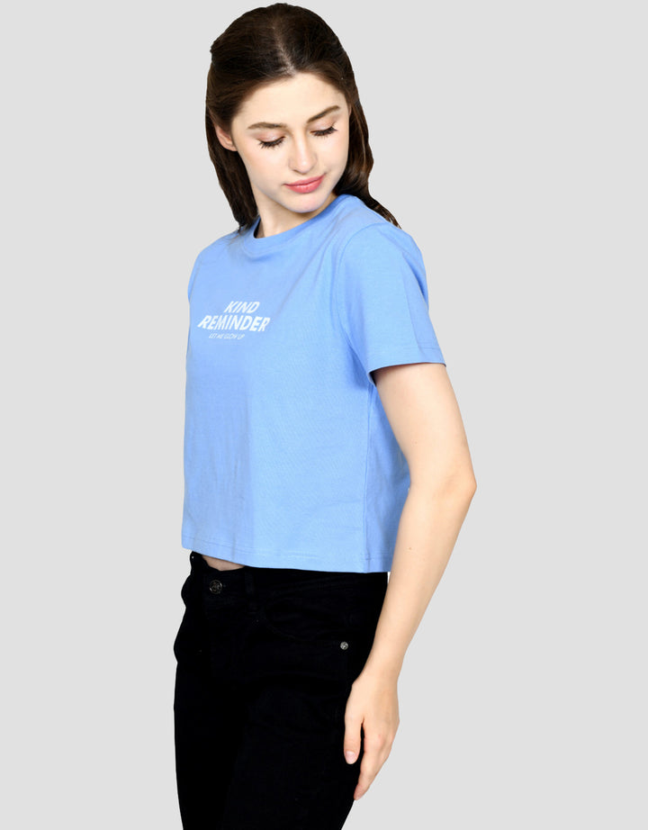 Ecotonique Crop Tee Miley Kaos Lengan Pendek Wanita