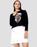 Ecotonique Crop Tee Violet Kaos Lengan Panjang Wanita