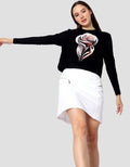 Ecotonique Crop Tee Violet Kaos Lengan Panjang Wanita
